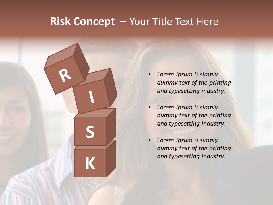 Casual Line Men PowerPoint Template