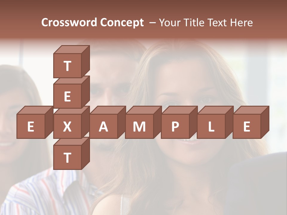Casual Line Men PowerPoint Template