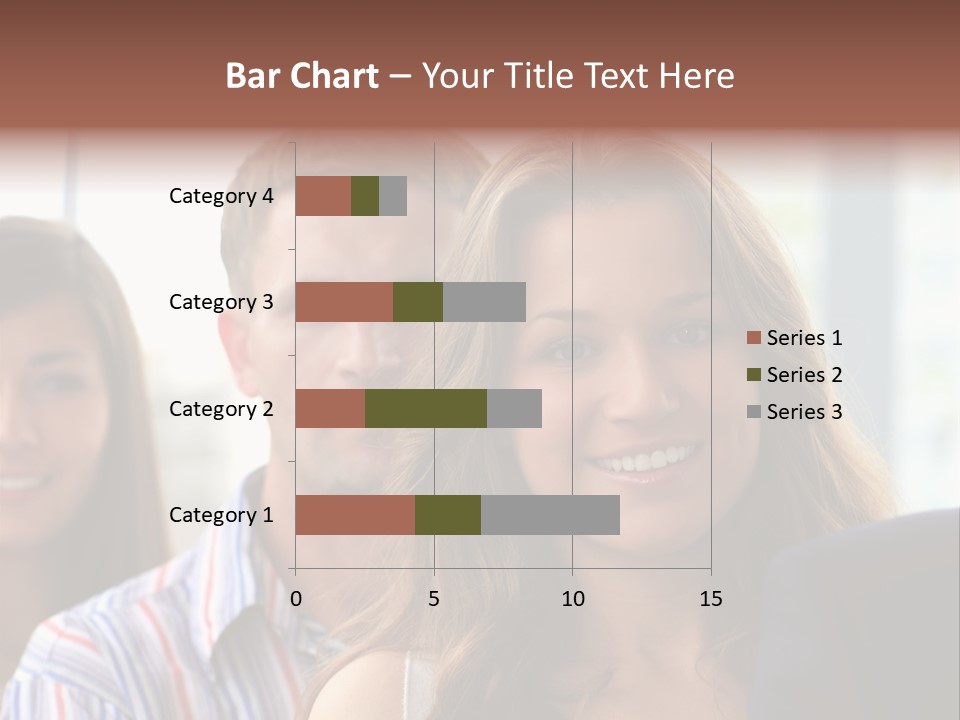 Casual Line Men PowerPoint Template