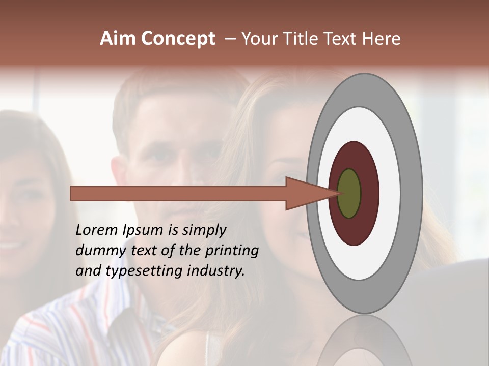 Casual Line Men PowerPoint Template