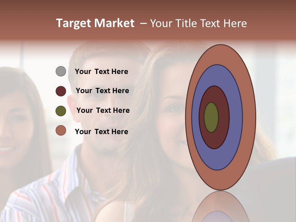 Casual Line Men PowerPoint Template