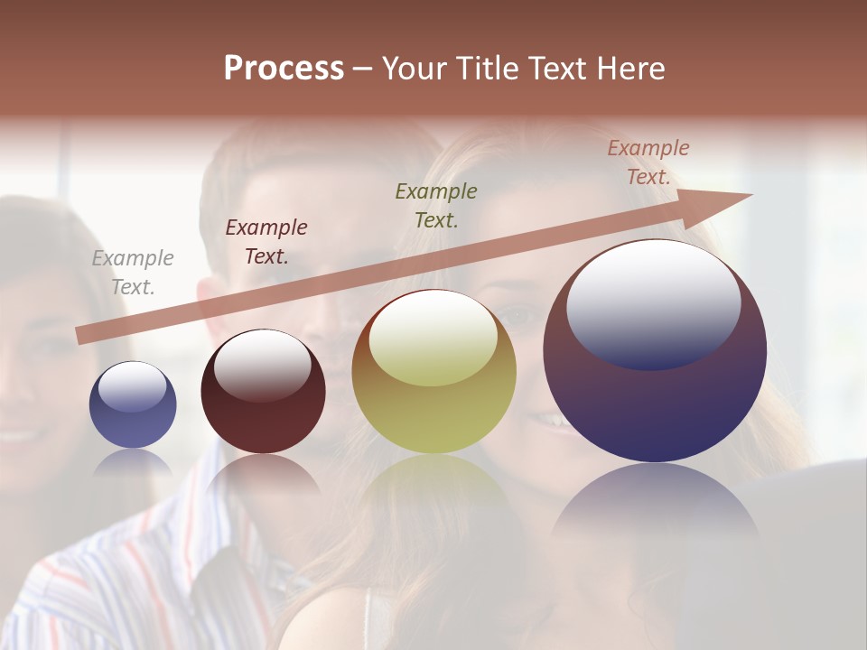 Casual Line Men PowerPoint Template