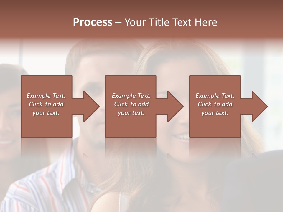 Casual Line Men PowerPoint Template