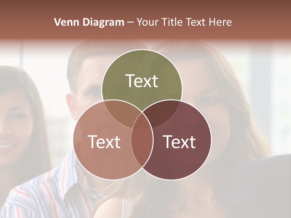 Casual Line Men PowerPoint Template