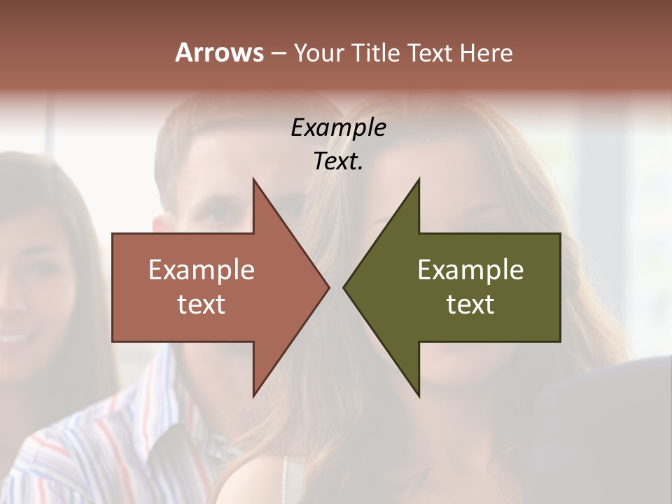 Casual Line Men PowerPoint Template
