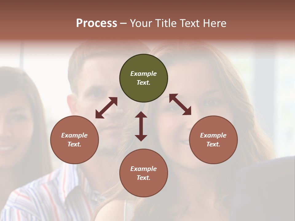 Casual Line Men PowerPoint Template