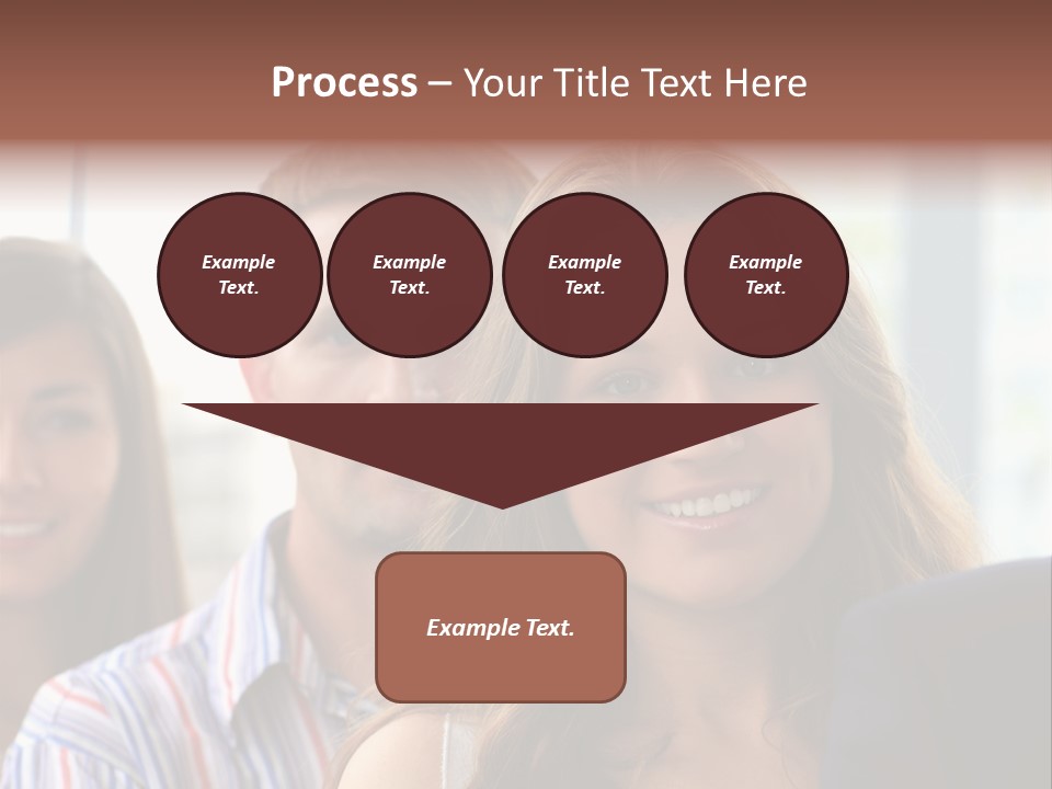 Casual Line Men PowerPoint Template