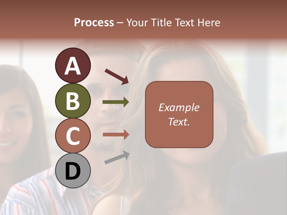 Casual Line Men PowerPoint Template