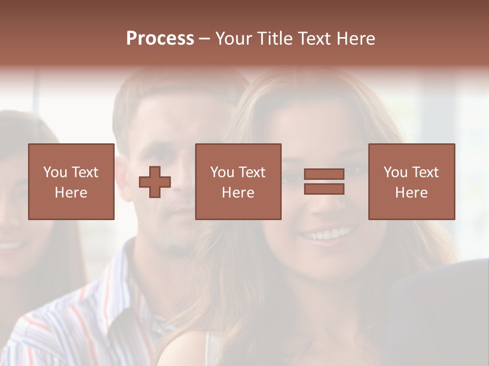 Casual Line Men PowerPoint Template