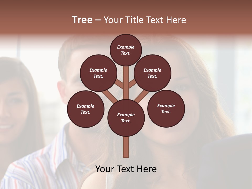 Casual Line Men PowerPoint Template