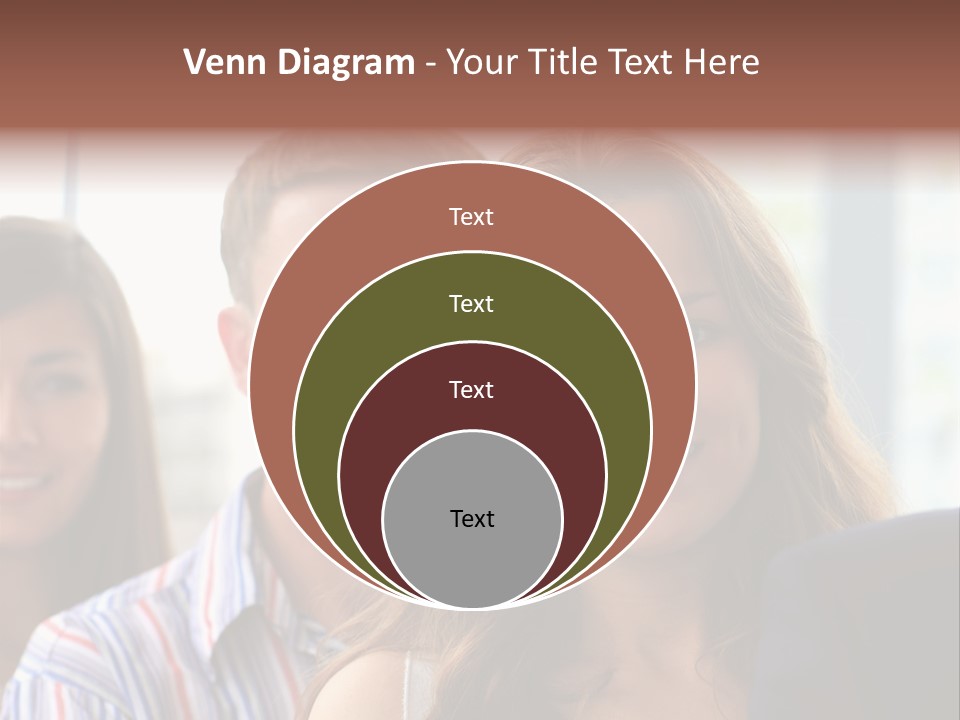 Casual Line Men PowerPoint Template