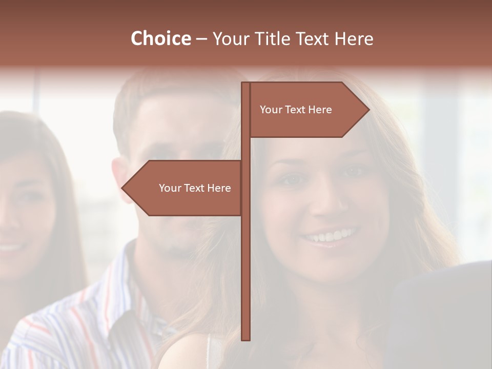 Casual Line Men PowerPoint Template