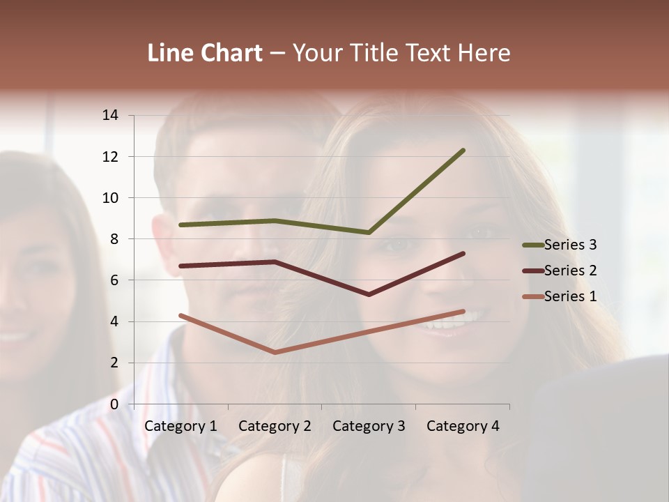 Casual Line Men PowerPoint Template