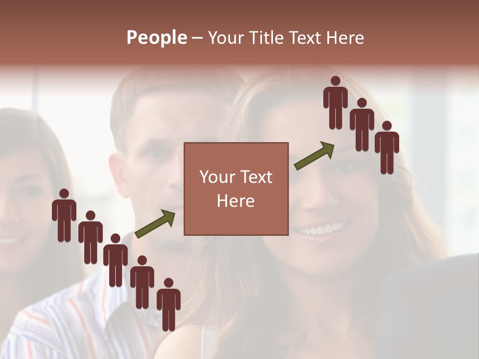 Casual Line Men PowerPoint Template