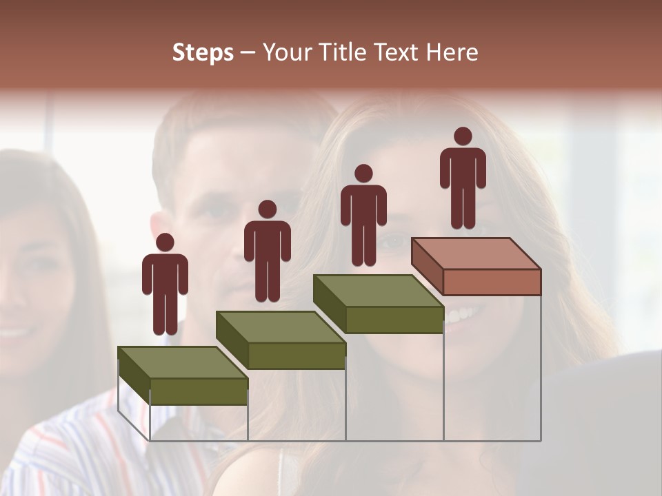 Casual Line Men PowerPoint Template