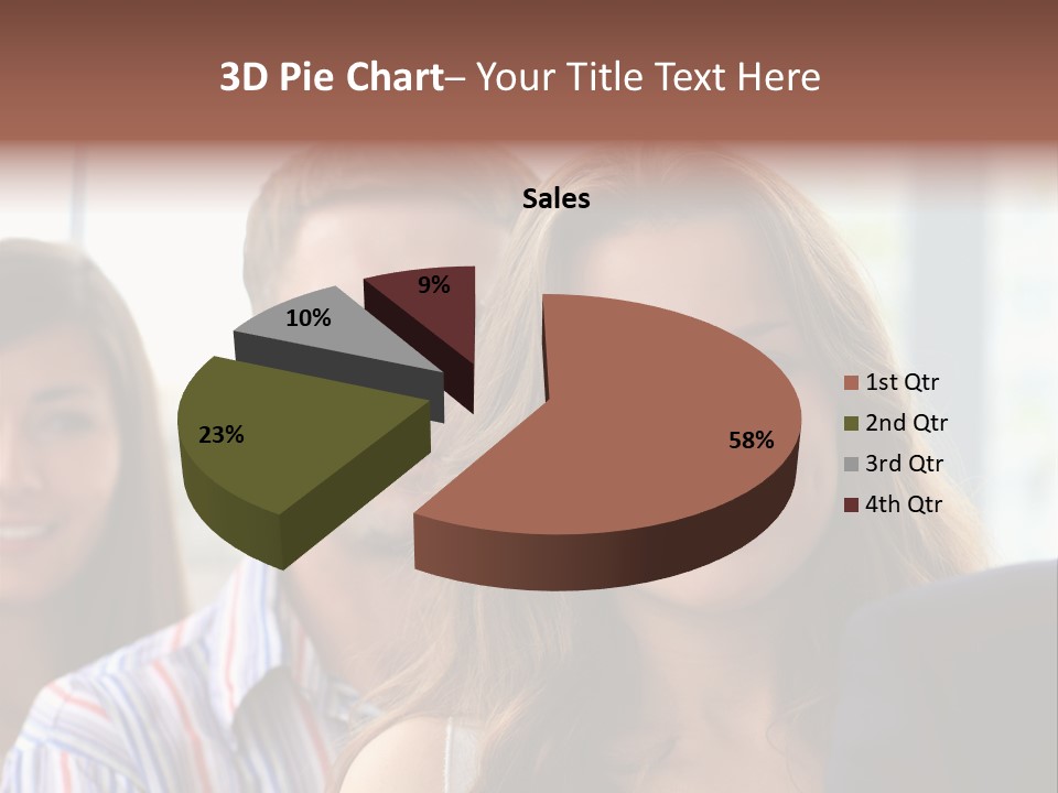 Casual Line Men PowerPoint Template