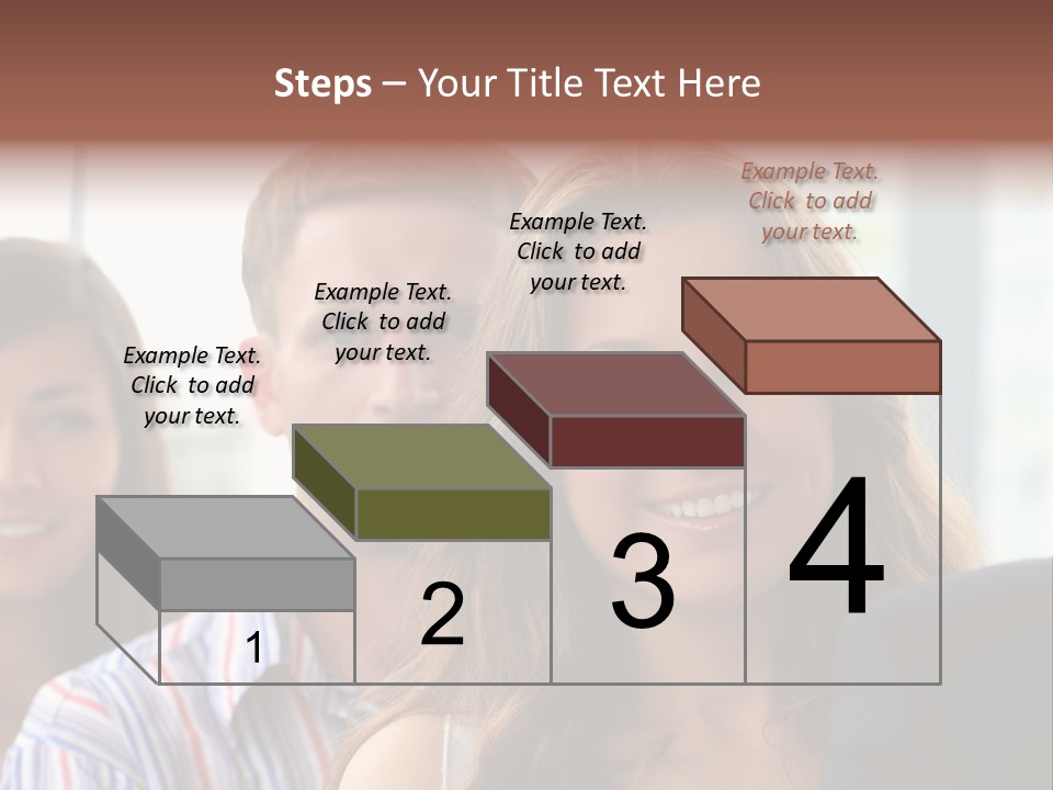Casual Line Men PowerPoint Template