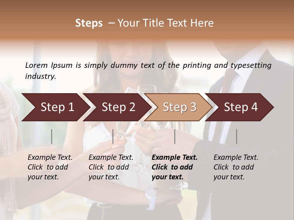 Drink Toasting Alcohol PowerPoint Template