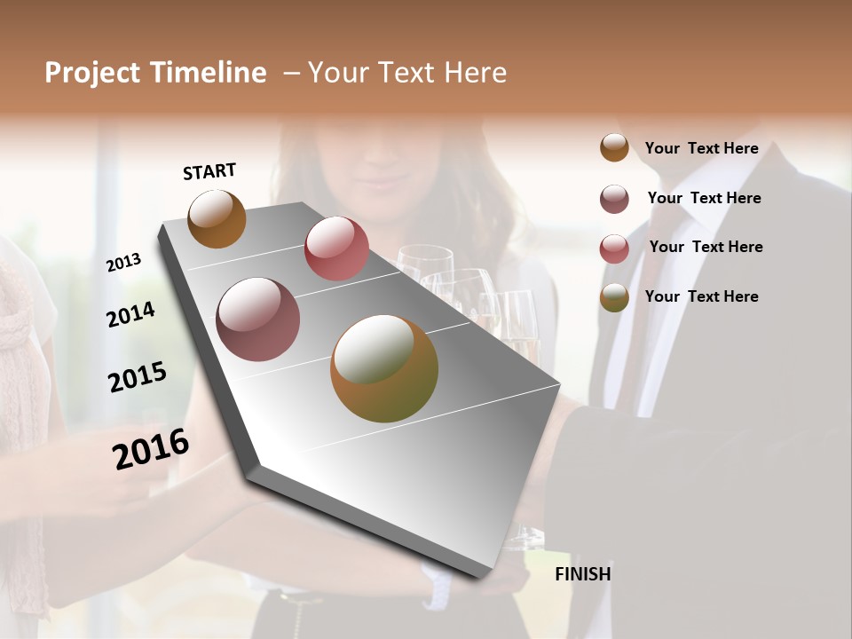 Drink Toasting Alcohol PowerPoint Template