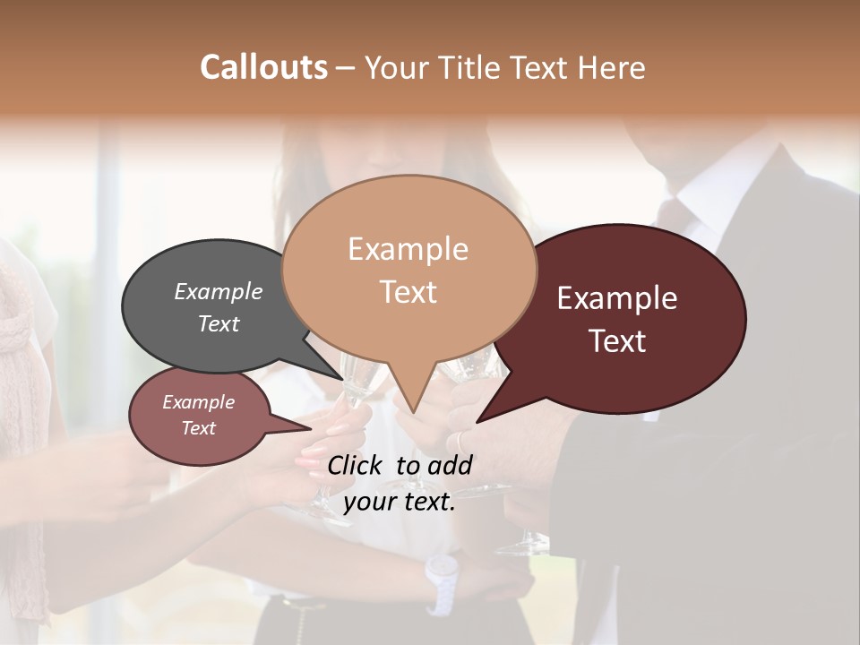 Drink Toasting Alcohol PowerPoint Template