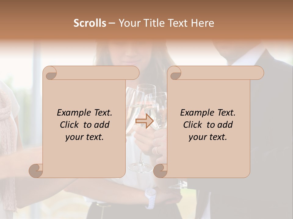 Drink Toasting Alcohol PowerPoint Template