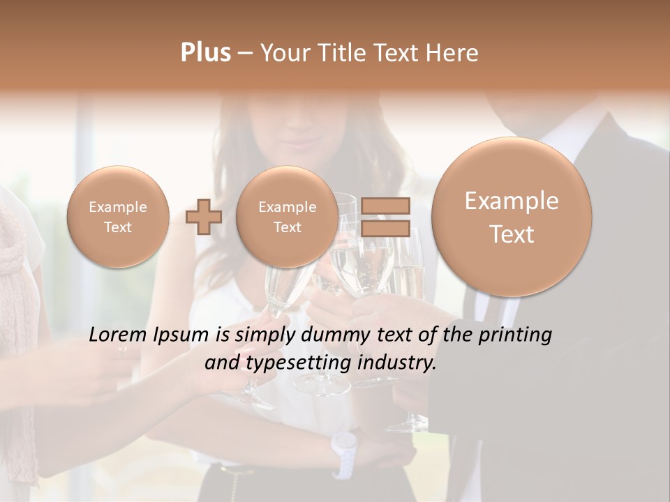 Drink Toasting Alcohol PowerPoint Template