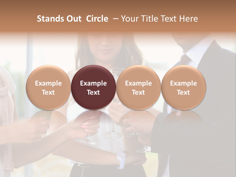 Drink Toasting Alcohol PowerPoint Template