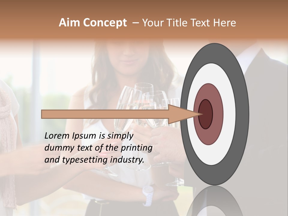 Drink Toasting Alcohol PowerPoint Template