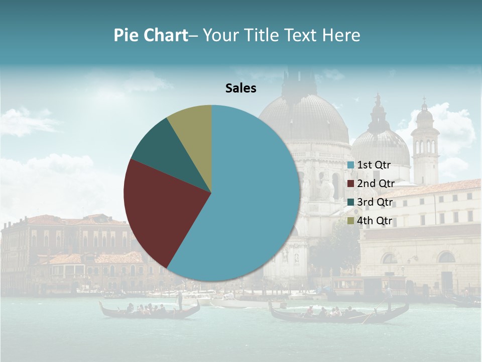 Gondola Venetian Salute PowerPoint Template