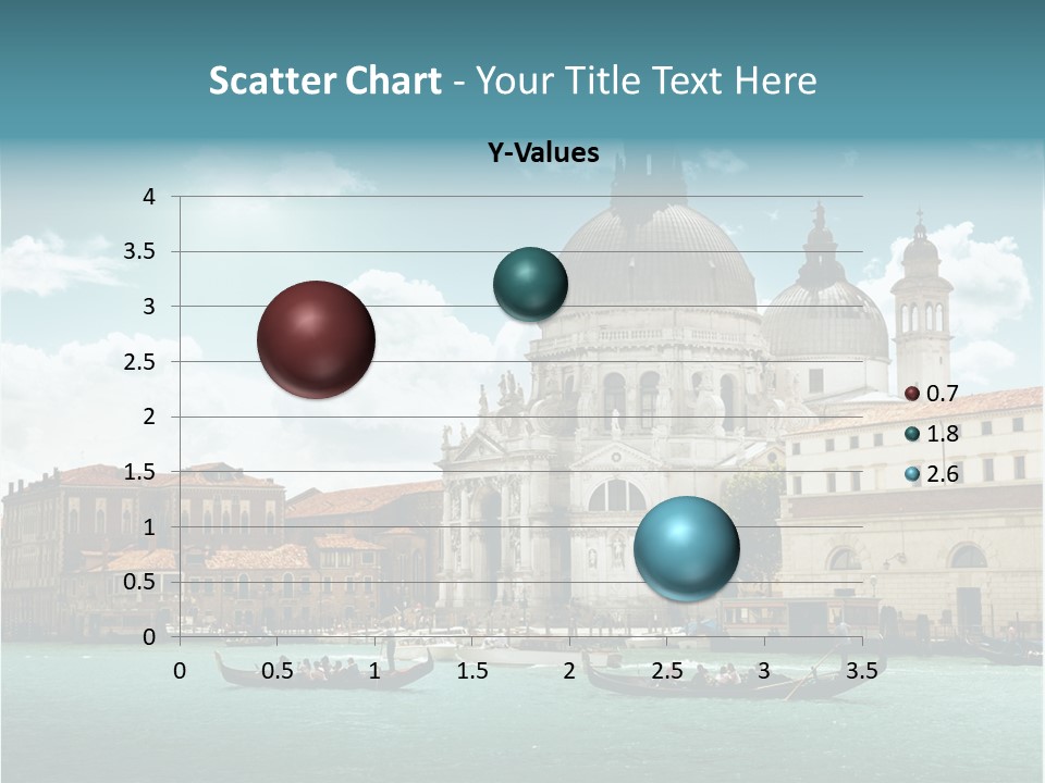 Gondola Venetian Salute PowerPoint Template