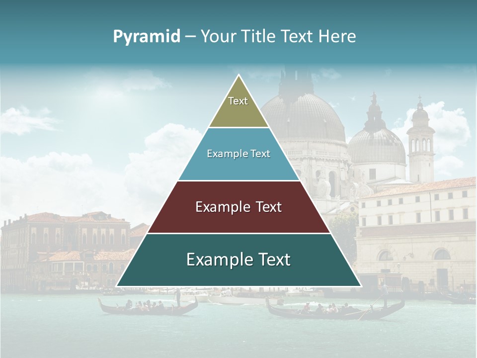 Gondola Venetian Salute PowerPoint Template