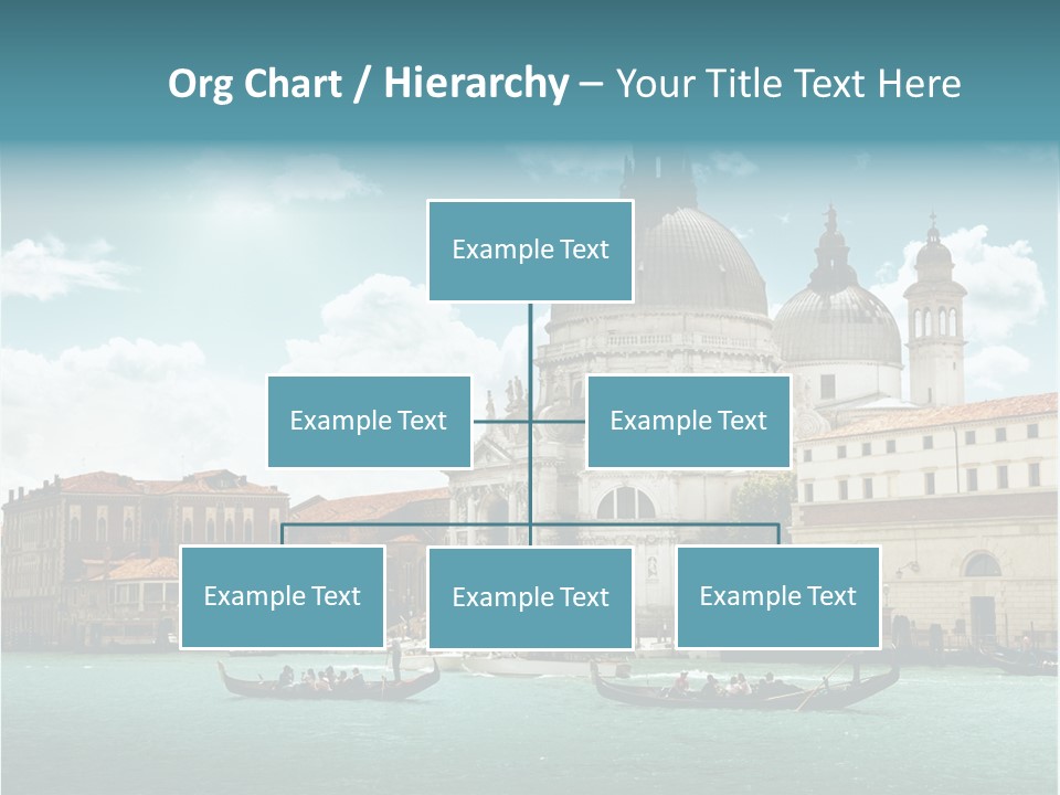 Gondola Venetian Salute PowerPoint Template