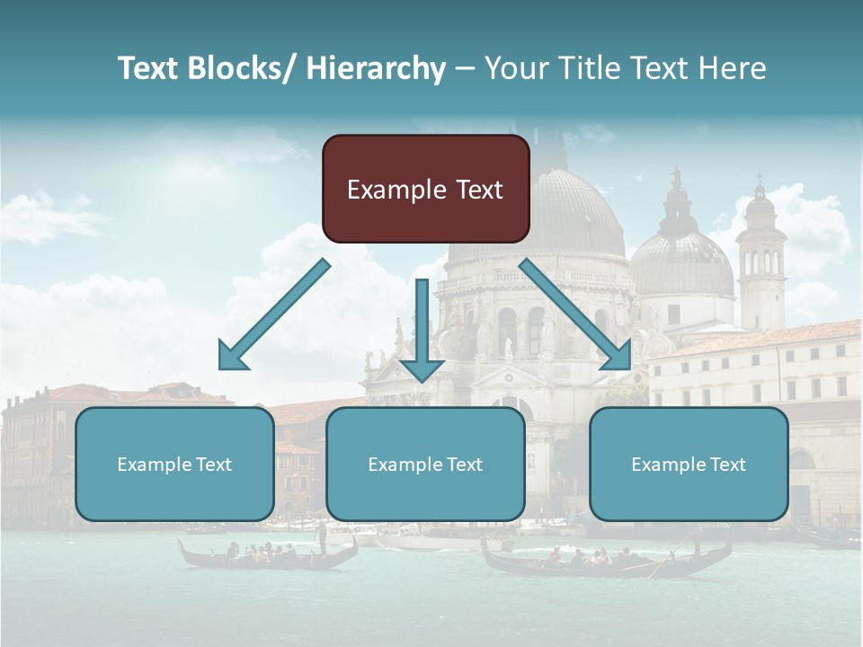 Gondola Venetian Salute PowerPoint Template
