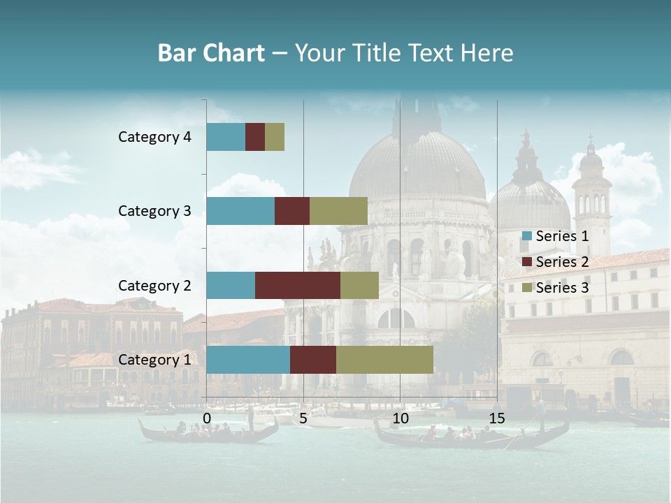 Gondola Venetian Salute PowerPoint Template