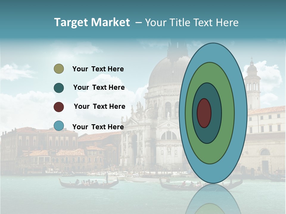 Gondola Venetian Salute PowerPoint Template