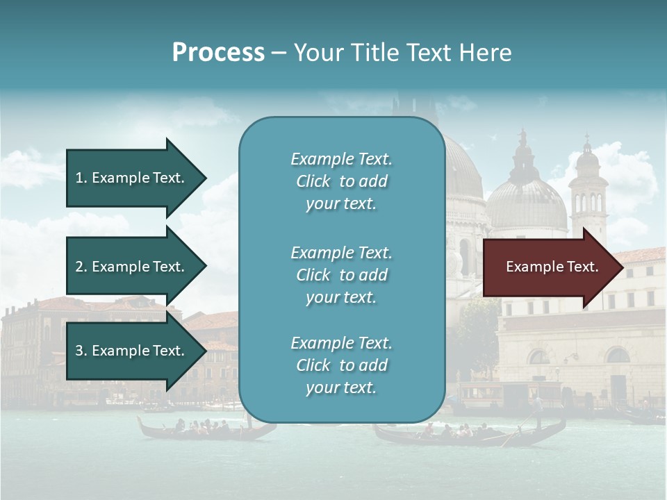 Gondola Venetian Salute PowerPoint Template