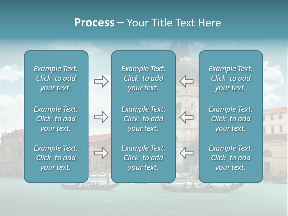Gondola Venetian Salute PowerPoint Template