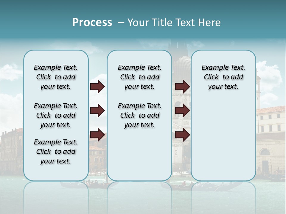 Gondola Venetian Salute PowerPoint Template