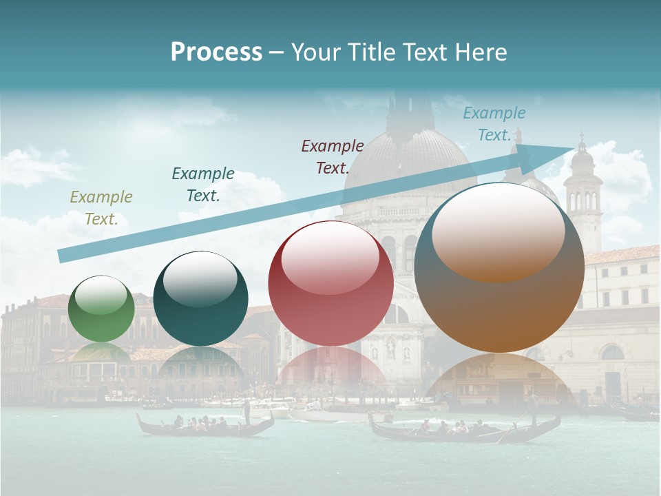 Gondola Venetian Salute PowerPoint Template