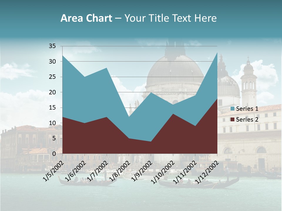 Gondola Venetian Salute PowerPoint Template