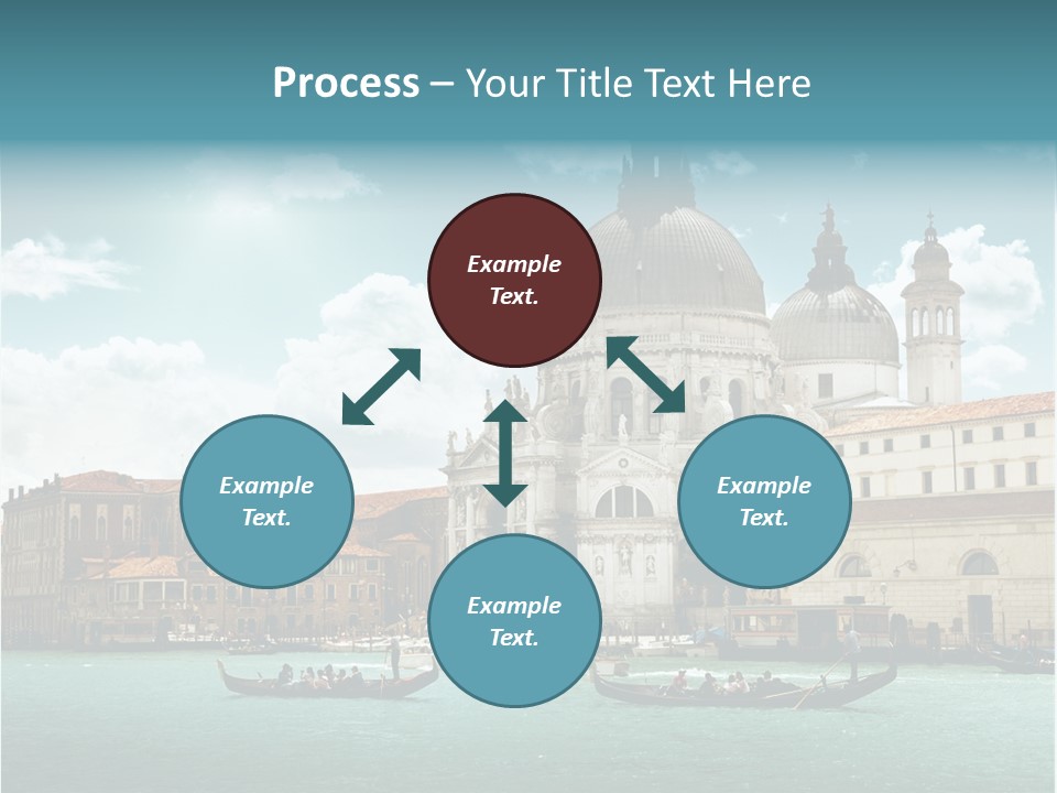 Gondola Venetian Salute PowerPoint Template