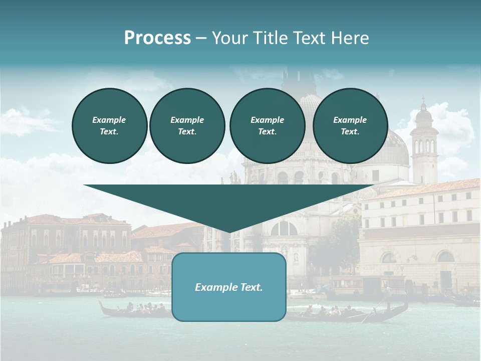 Gondola Venetian Salute PowerPoint Template