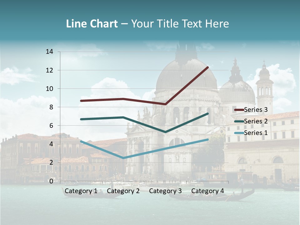 Gondola Venetian Salute PowerPoint Template