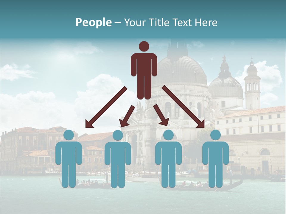 Gondola Venetian Salute PowerPoint Template