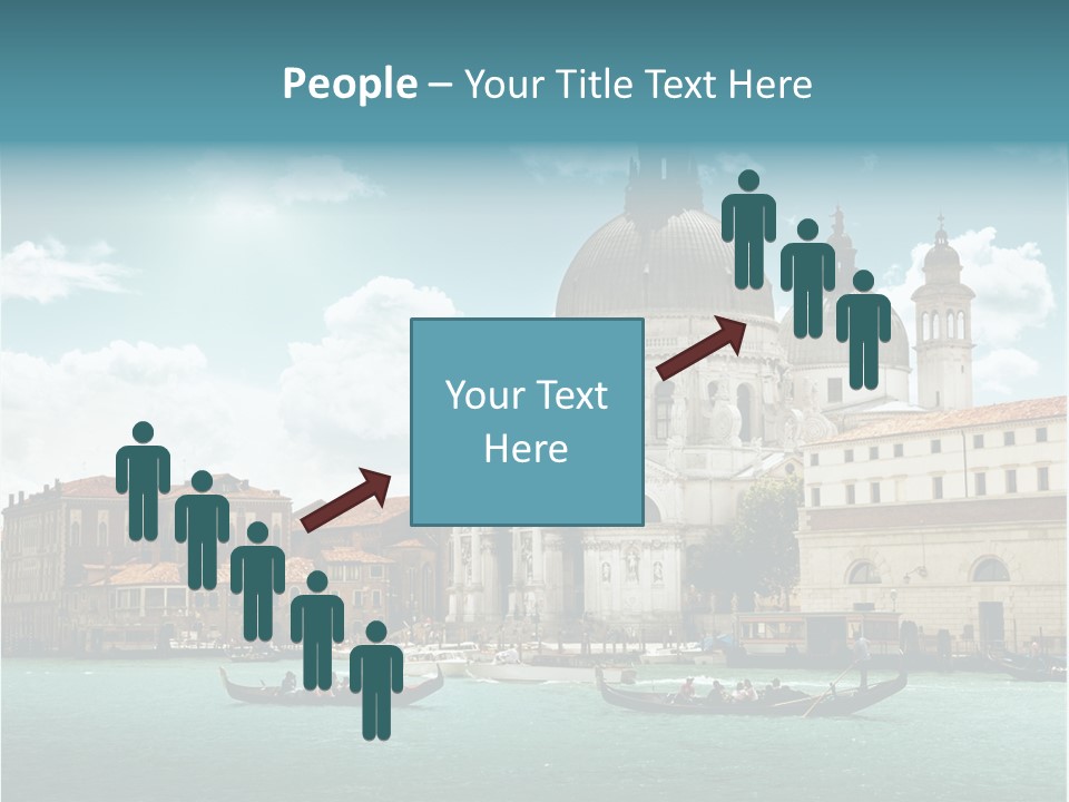 Gondola Venetian Salute PowerPoint Template