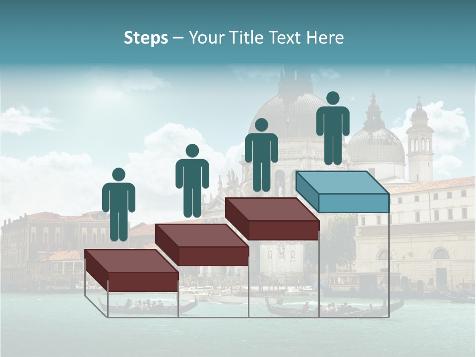 Gondola Venetian Salute PowerPoint Template