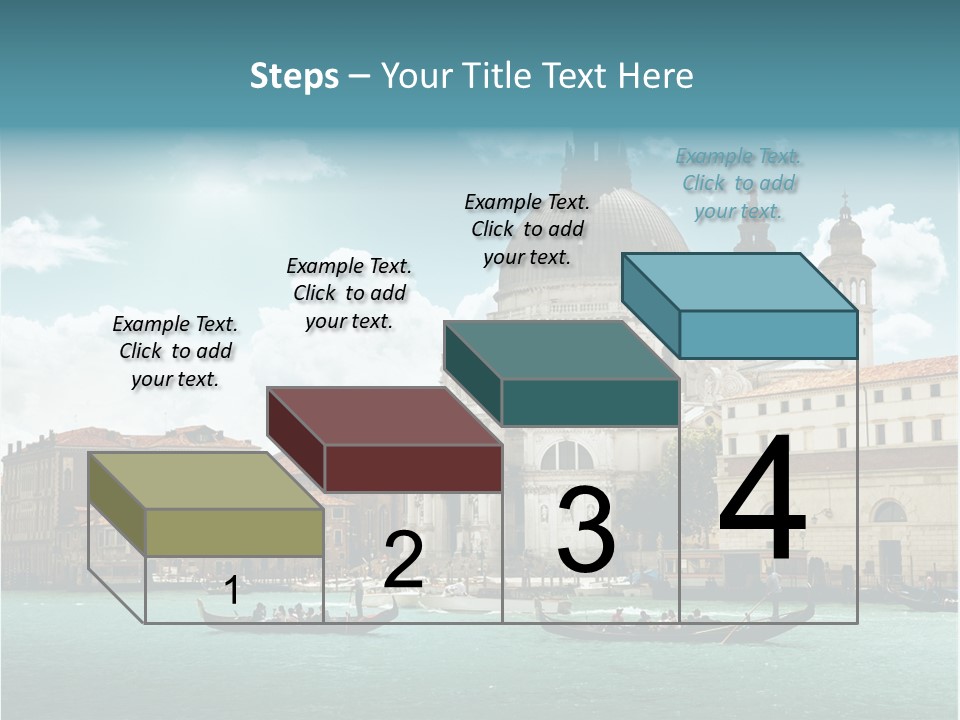 Gondola Venetian Salute PowerPoint Template