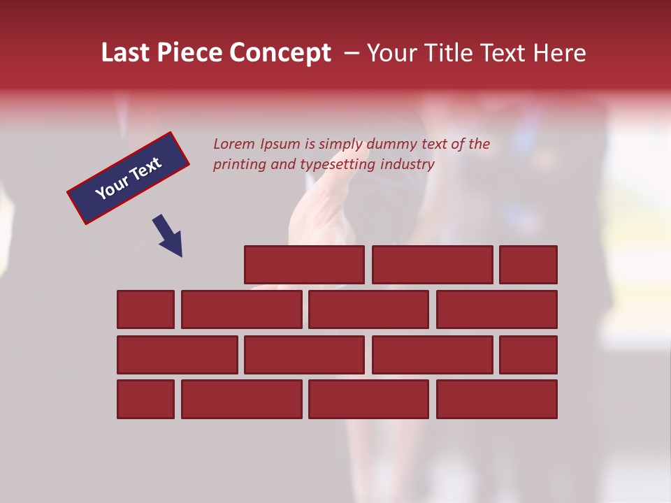 Contact Standing Service PowerPoint Template