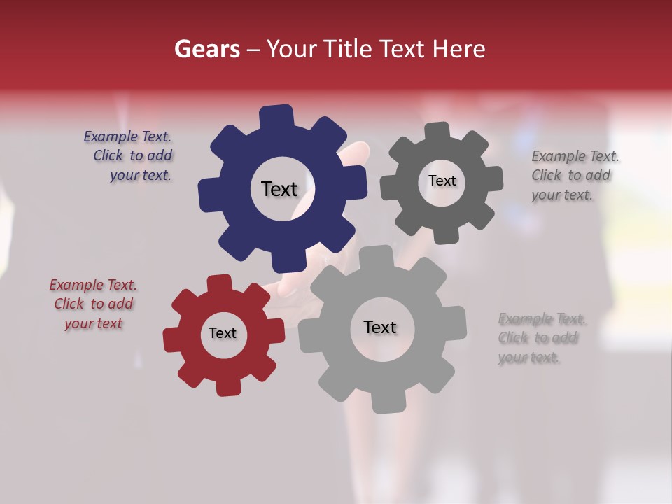 Contact Standing Service PowerPoint Template