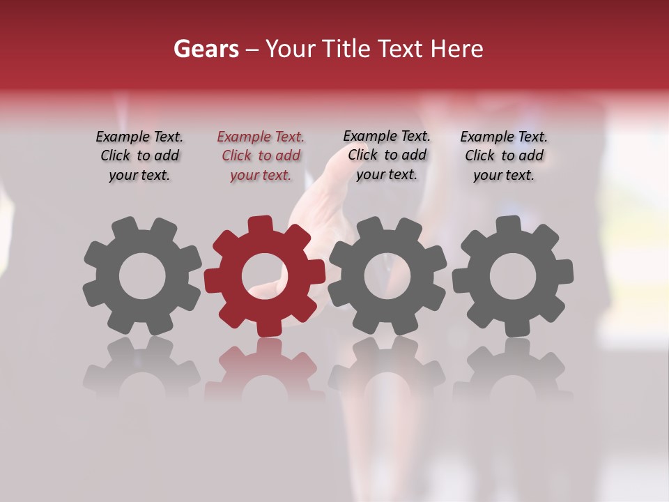 Contact Standing Service PowerPoint Template